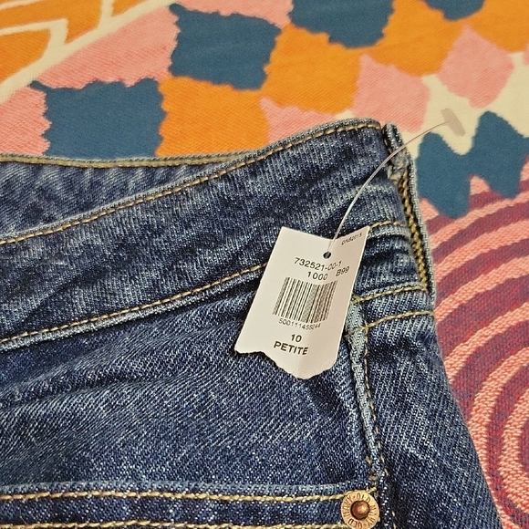 Old Navy Blue Flare Wide Leg Jeans - Picture 3 of 5